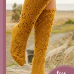 Walking Sunshine Crochet Socks