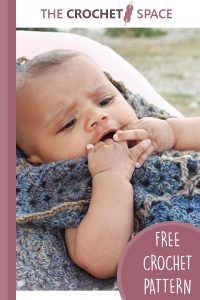 warm shades crocheted baby blanket || editor