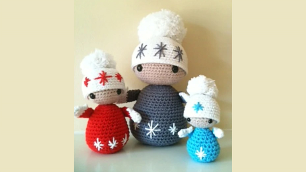 Winter Wonderland Crochet Family || thecrochetspace.com