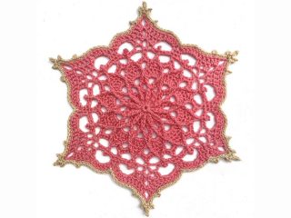 Wispweave Crochet Hexagon Coaster || thecrochetspace.com
