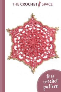wispweave crochet hexagon coaster || editor