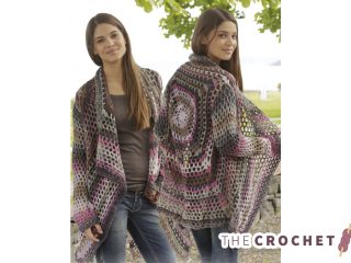 World Around Crocheted Jacket