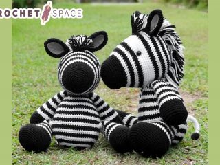 Zebra And Foal Amigurumi || thecrochetspace.com